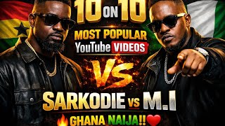 10 0N 10  Sarkodie Vs  M I Abaga #popularvideos #trendingvideos #ghana vs #Nigeria #entertainment