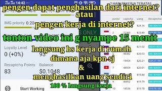 tutorial cara mendapat penghasilan dari internet / bekerja di internet,dijamin kalian langsung kerja