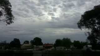 Time Lapse - Grey clouds, White sun HD