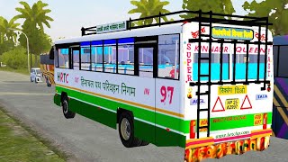 NEW TATA ACGL HRTC  DECORATED BUS || BUSSID MODS || TEAM HVBN