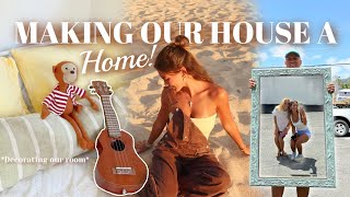 MAKING OUR HOUSE A HOME || 1st week in Hawaii: Shopping, decorating, & beach days!!