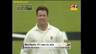 Very young Graeme Swann 30 off 13 balls for Northants, plus early off spin footage