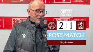 "I Was Proud of the Effort That Was Put In" | Manager Gary Johnson on Wimborne Town Win