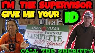 💥I'M CALLING THE SHERIFF'S... He is Taking Pictures!  Town Violates FOIL LAW