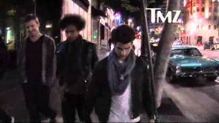 Joe and Nick Jonas leaving Katsuya 18/12/11
