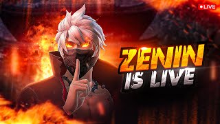 ✨BR Scrims with NXTxOTS 🏆 Zenin is Live 💜 #freefirelive #classyfreefire