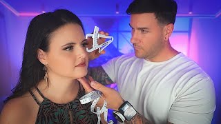 ASMR  Precise Face Measuring | Gentle Touches & Soft Whispers