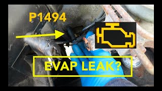JEEP XJ EVAP LEAK PROBLEM!!!
