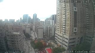 Live view from the office window, Best body camera KEHAN CubeCam C90