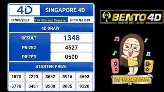 🔴LIVE DRAW SINGAPORE HARI INI SABTU 4 SEPTEMBER 2021 | LIVE DRAW SGP HARI INI | LIVE DRAW SGP