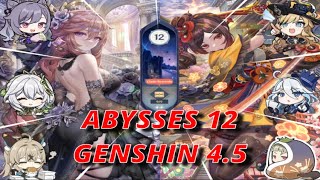 Genshin Impact Abysses 12 - 9★- v4.5