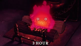 take a nap in the room...Sleep with vibing Calcifer(Music Box for Study, Sleep, Relax)