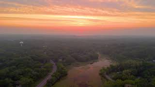 Sunset over Wing Lake