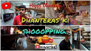 Dhanteras ki shooopping| Dhanteras, Diamond's , lights & Joy's