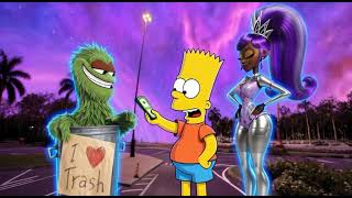 BART Simpson buys weed from the trash man on Sesame Street 