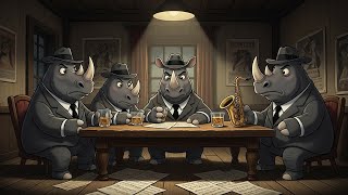🥃🦏 Jazz & Crime: Rhino Mafia Hard Bop Groove