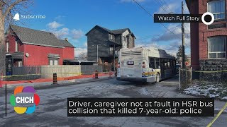 Driver, caregiver not at fault in HSR bus collision that killed 7-year-old: police