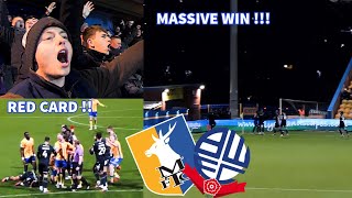 BOLTON PICK UP MASSIVE 3PTS ON THE ROAD AFTER SCRAPING A 1-0 WIN V MANSFIELD TOWN !!!