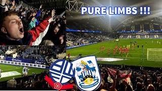 90+3, 90+5, ABSOLUTE CARNAGE AS BOLTON SCORE 2 GOALS IN 3 MIN TO BEAT HUDDERSFIELD TOWN 2-1 !!!