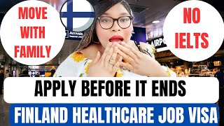 Finland Is Giving Free Visa To Overseas Healthcare Assistants | You Don't Need IELTS