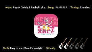 FAMILIAR - peak divide & Rachel Lake (Bass Cover w/ Tabs)