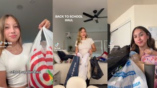 Back to school haul - TikTok compilations Part 2