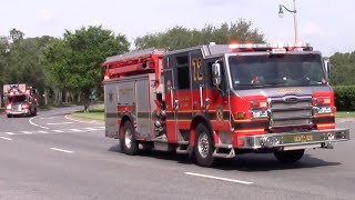 Osceola County Fire Rescue Engine 72 And Tower 72 Responding 4-22-25