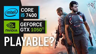 Can you play MindsEye on GTX 1050 Ti + i5 7400?
