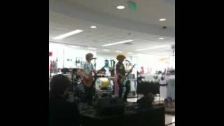 Kids perfing a show in macys