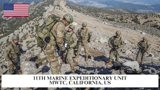 US Marines train during the 25-3rd Assault Climber Course mission
