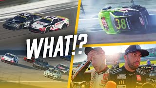 Final Lap Pass and a FLIP! | NASCAR Kansas Race Review & Analysis