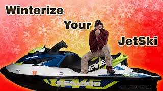 Preparing A Sea Doo Wake Pro 215 Jet Ski For Winter Storage