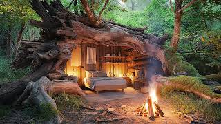 🔥 Cozy Fireplace 4K (LIVE 24/7) | Crackling Fire Sleep Sounds In ❄️ Cozy Winter Snowy Cabin
