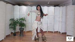 TRIBAL FUSION MOVES | FEMININE HIP POWER | TRIBAL FROM THE TRAP | STEP TOUCH HIP FIGURE EIGHT'S