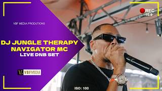 DJ Therapy w/ Navigator MC Live From Bristol at Da Shellery Tour x Higher Vibrations 2024 | DnB Set