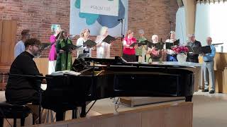 A crowded table  alki UCC choir June 1, 2025