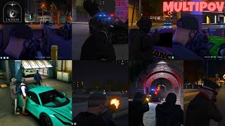 The Faceless Mission to Capture Brian Knight & PD Shootout | MULTIPOV | NOPIXEL 4.0 GTA RP