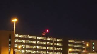 Air Ambulance landing over Hamad Hospital | Qatar