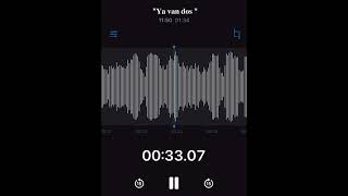 "𝐘𝐚 𝐯𝐚𝐧 𝐝𝐨𝐬 " (cover)