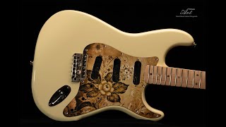 Stratocaster Victorian Sephia Without tremeolo Cover