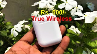 True wireless earbuds |earphones | cheapest | Renewed | under Rs. 500| apple wireless Airpods | TWS