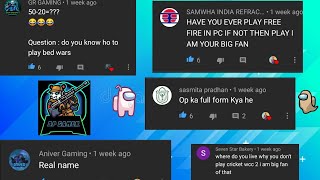 KUCH SAWAL JAWAB | WITH OP GAMER | FREE FIRE