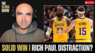 Solid Win vs Hawks | JJ Defends Lebron Critics | Rich Paul Becoming Distraction?