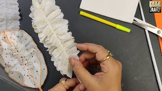 Paper Napkin Flower | Easy 2 Methods | Home Decor | Office Decor | Student's Project | DIY