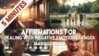 44 Affirmations For Dealing With Negative Emotions (Anger Management) #aiart #MJ #meditationspace