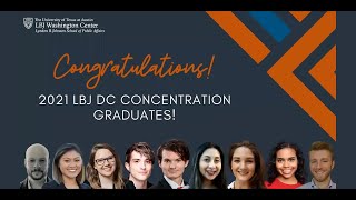 2021 LBJ School DC Concentration Graduation