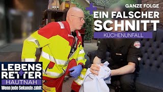 Blutiger Arbeitsunfall im Restaurant: Suche nach abgetrenntem Fingerstück | Lebensretter hautnah