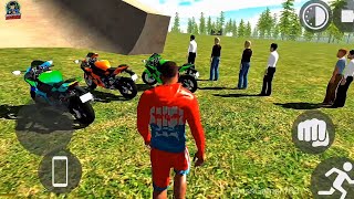 Franklin Bike Racing Mega Ramp Challenge 😱 | Indian Bike Driving 3D Gameplay | BossGamer763