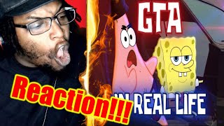 GTA IN REAL LIFE ft. @YourBoySponge (music video) AyYoPatrick / DB Reaction