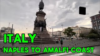 Road trip Naples to Amalfi coast Italy #travelvlog #roadtrip 